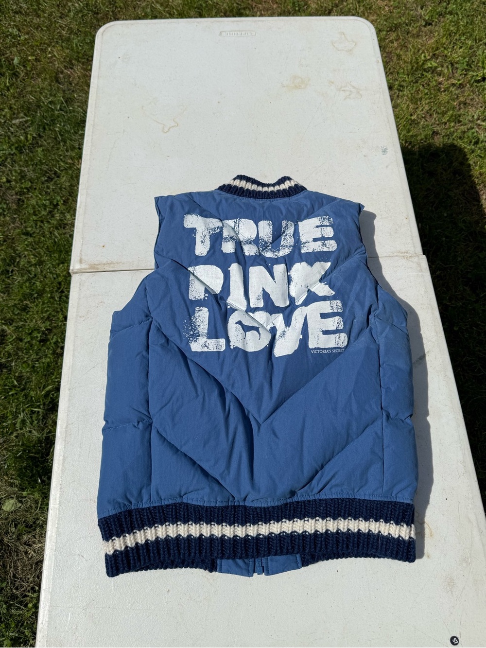 pink vs y2k puffer vest